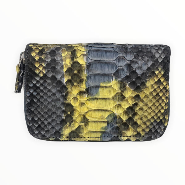 Pastel Yellow and Grey Python Wallet